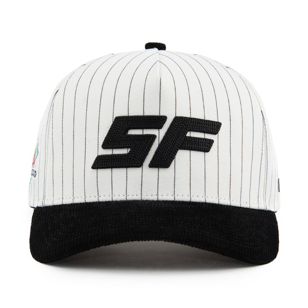 sf san francisco pinstripe snapback hat