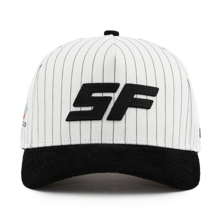 sf san francisco pinstripe snapback hat