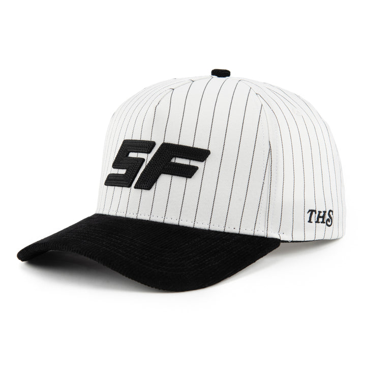 san francisco pinstripe snapback hat