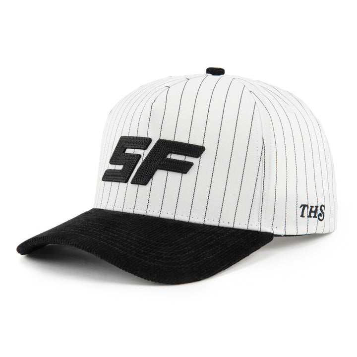 san francisco pinstripe snapback hat
