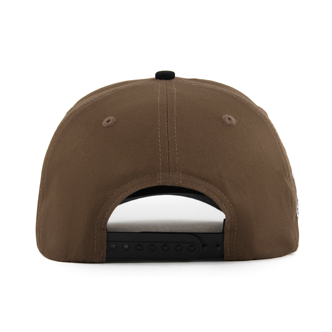 brown snapback hat