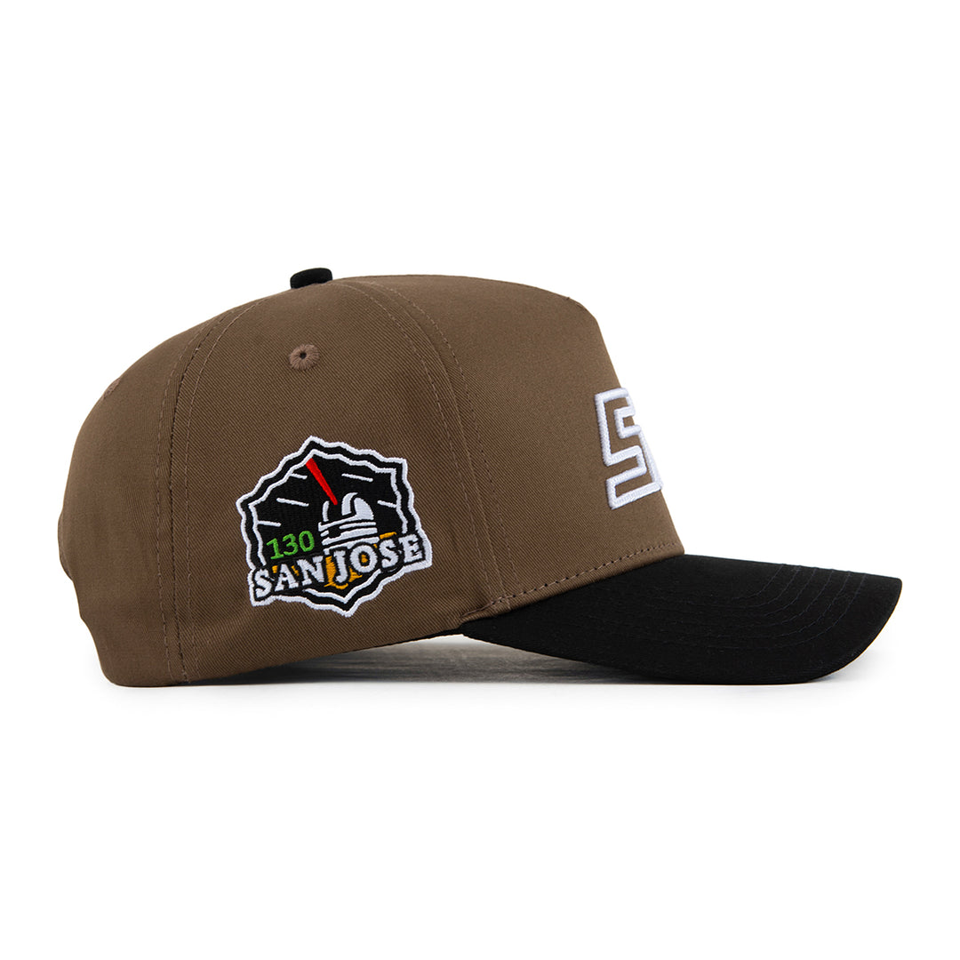 san jose hat with side patch