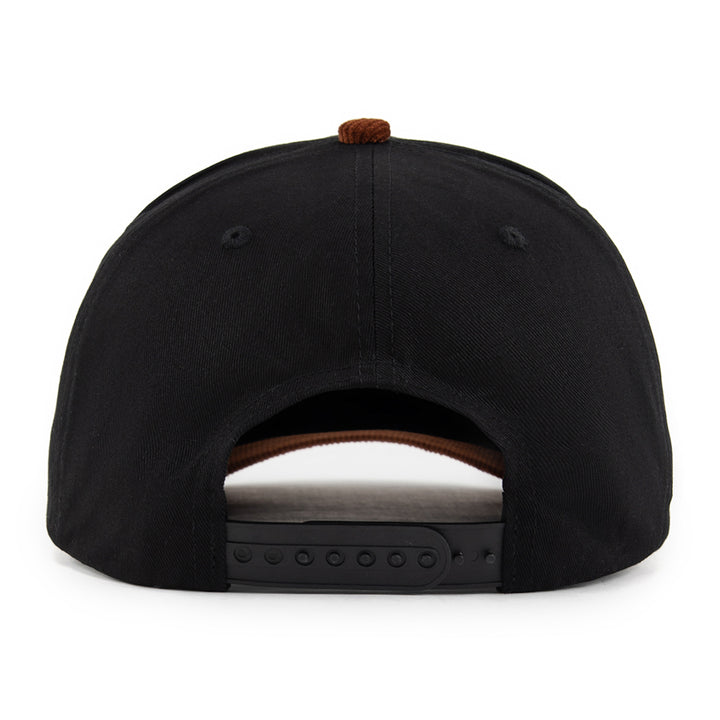 black snapback hat