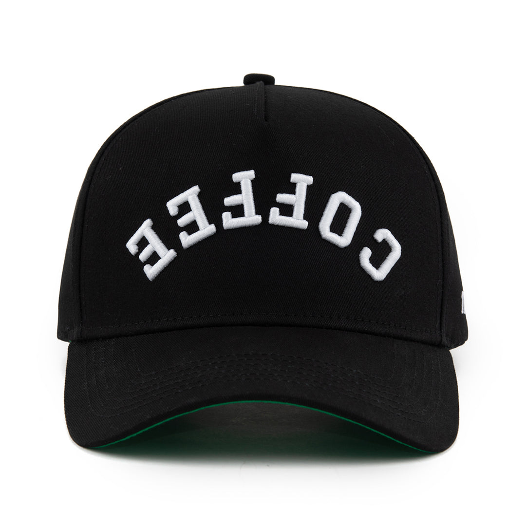 coffee upside down snapback hat