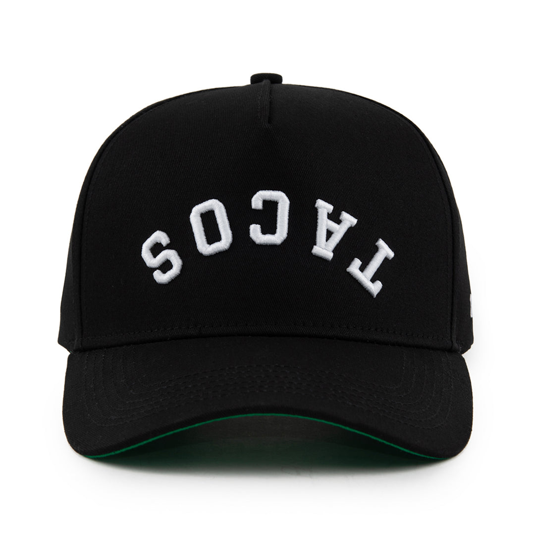 tacos upside down snapback hat