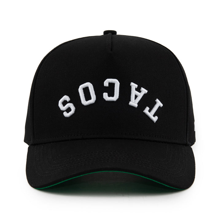 tacos upside down snapback hat