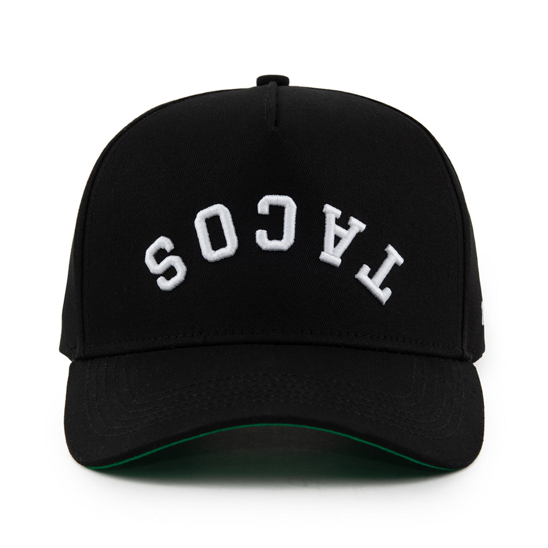 tacos upside down snapback hat