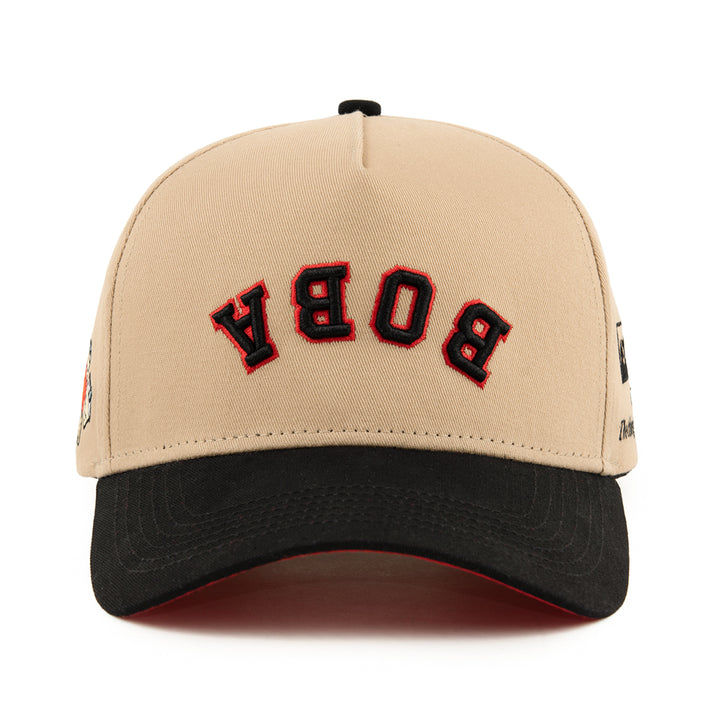 Khai Wu x The Hungry Sloth boba upside down snapback hat collaboration