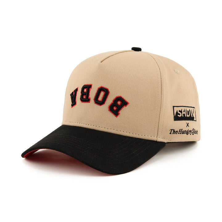 Khai Wu x The Hungry Sloth boba upside down snapback hat collaboration