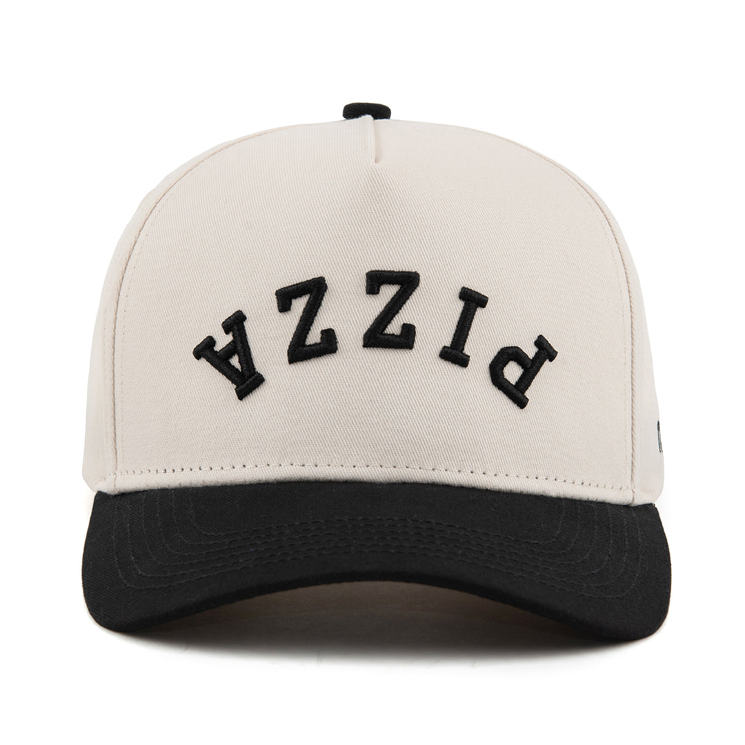 pizza upside down snapback hat