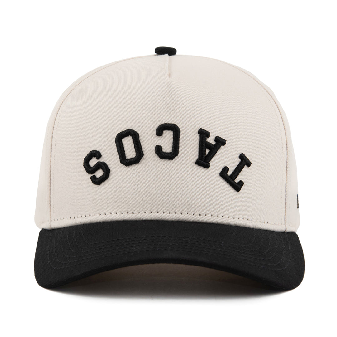 tacos upside down snapback hat