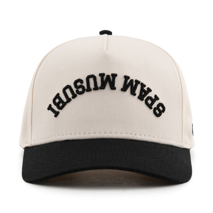 spam musubi upside down snapback hat
