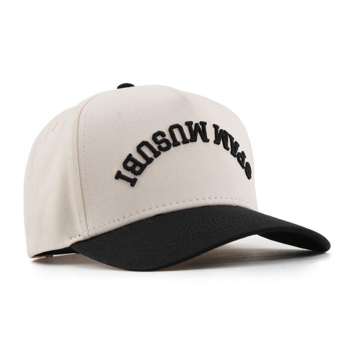 spam musubi upside down snapback hat