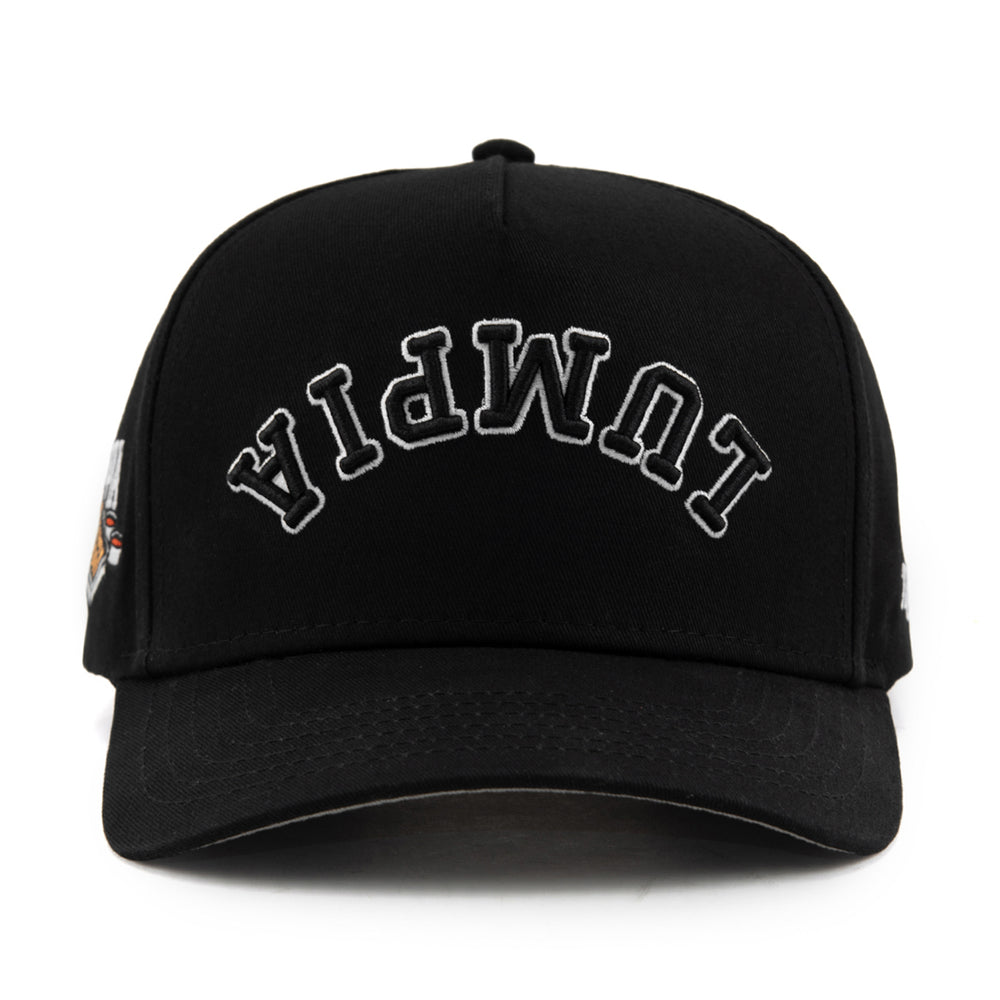 lumpia upside down snapback hat black