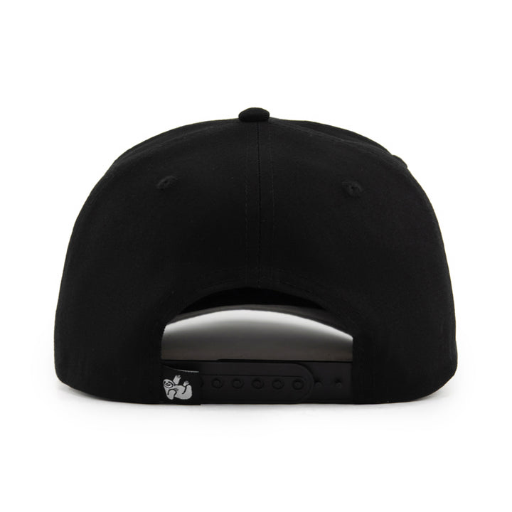 black snapback hat