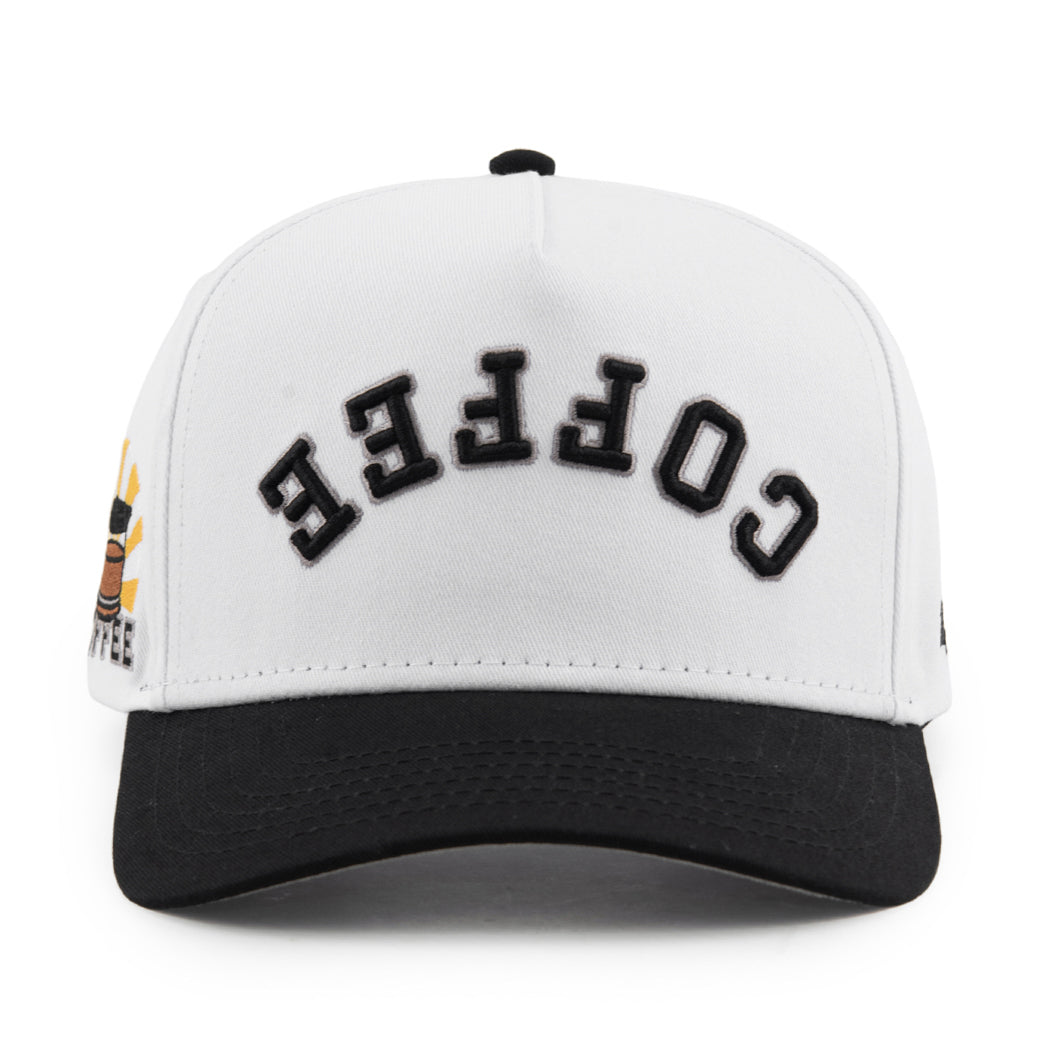 coffee upside down snapback hat