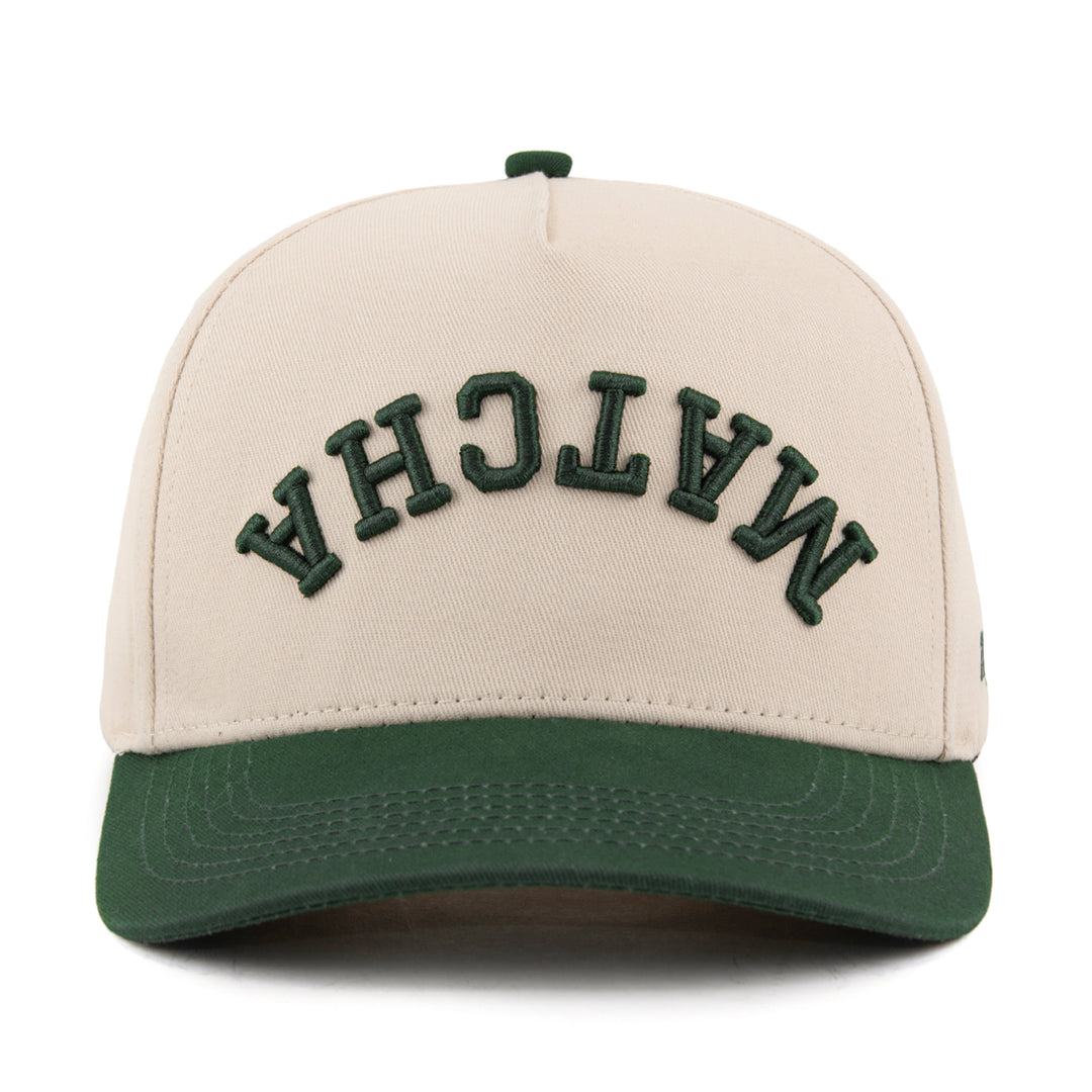 matcha upside down snapback hat
