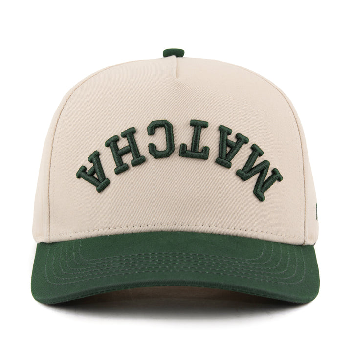 matcha upside down snapback hat