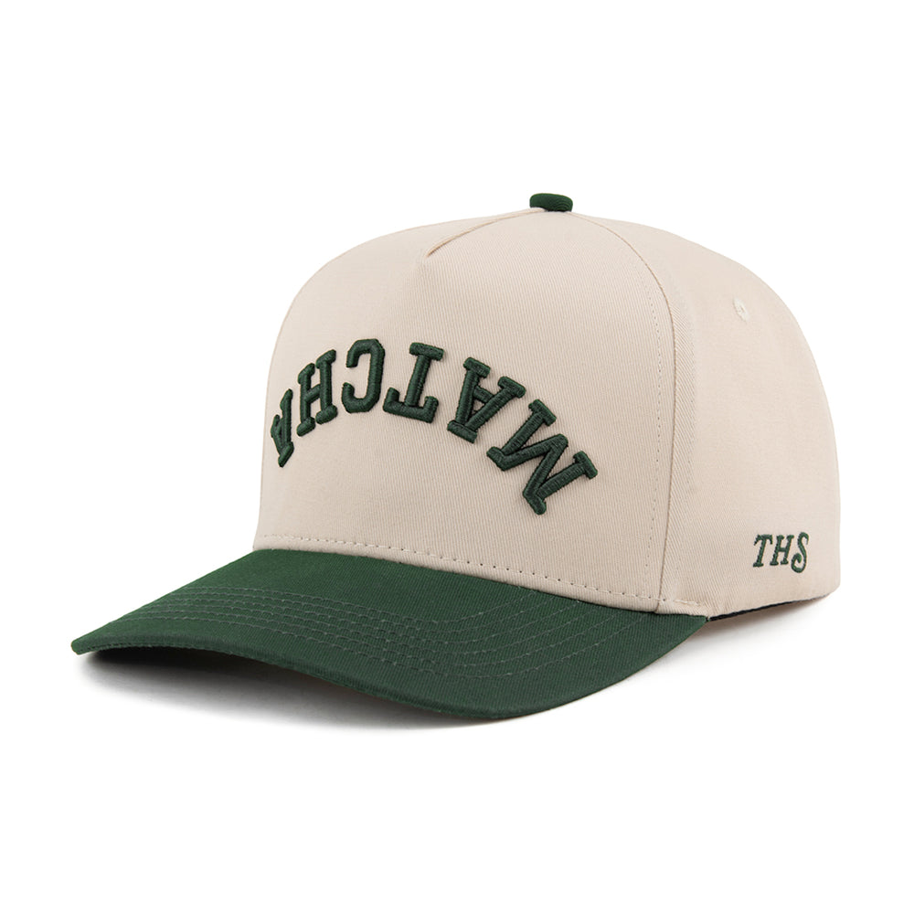 matcha upside down snapback hat