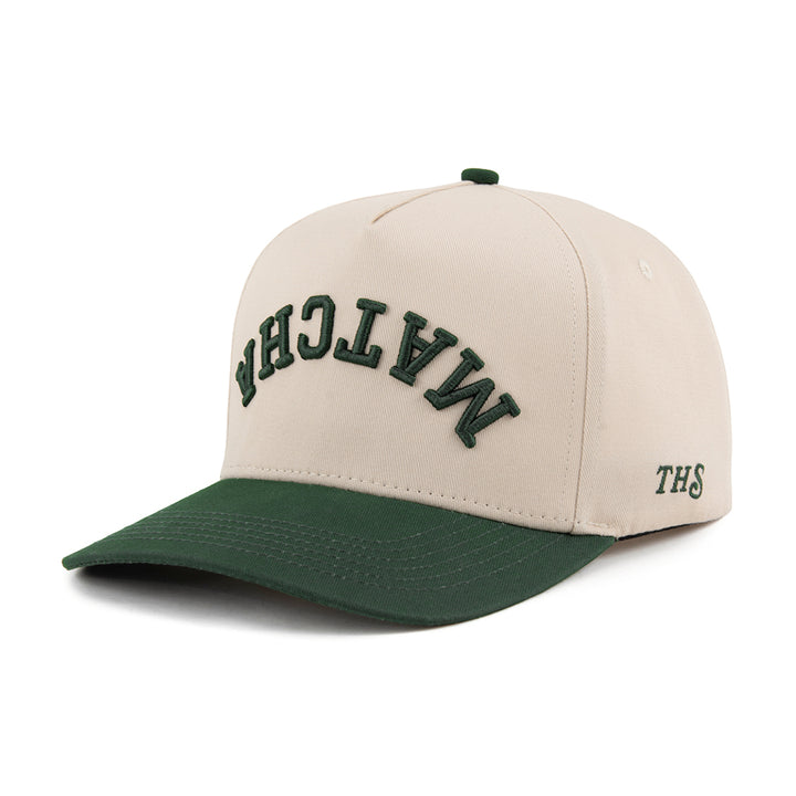 matcha upside down snapback hat