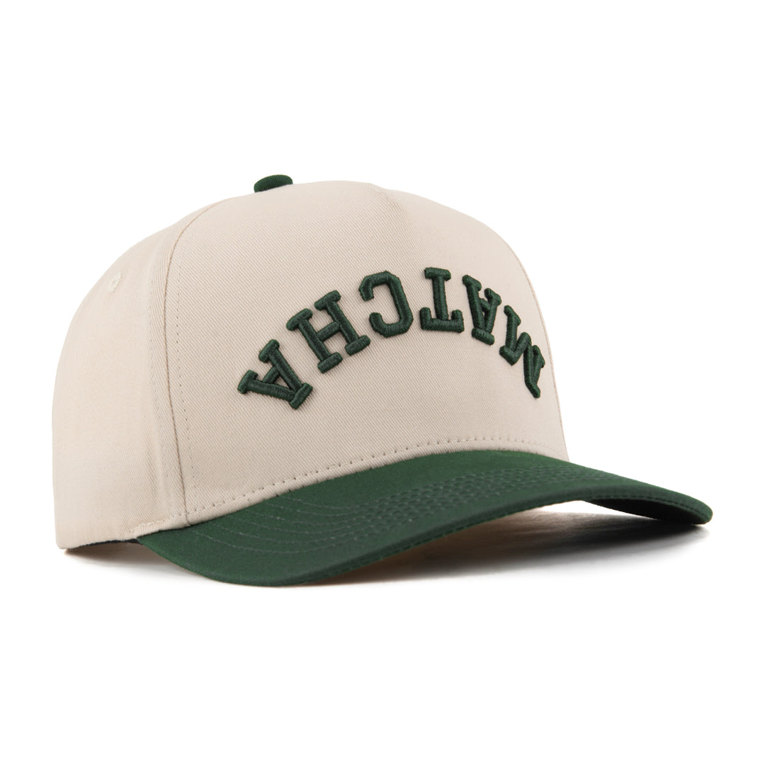 matcha upside down snapback hat