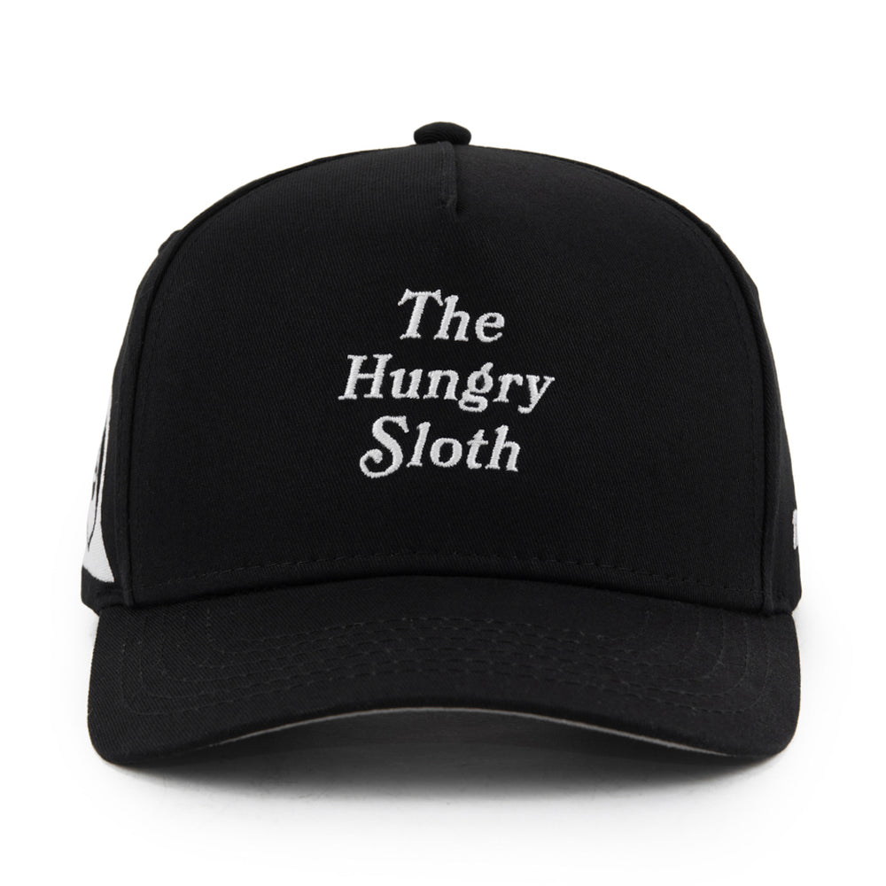 the hungry sloth a-frame snapback hat