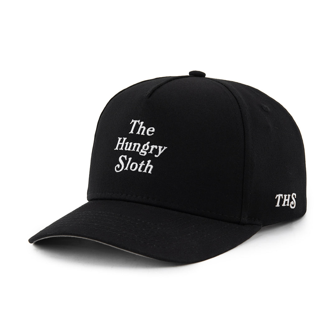 the hungry sloth a-frame snapback hat