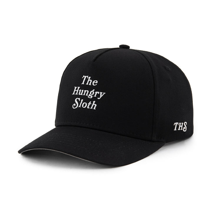 the hungry sloth a-frame snapback hat