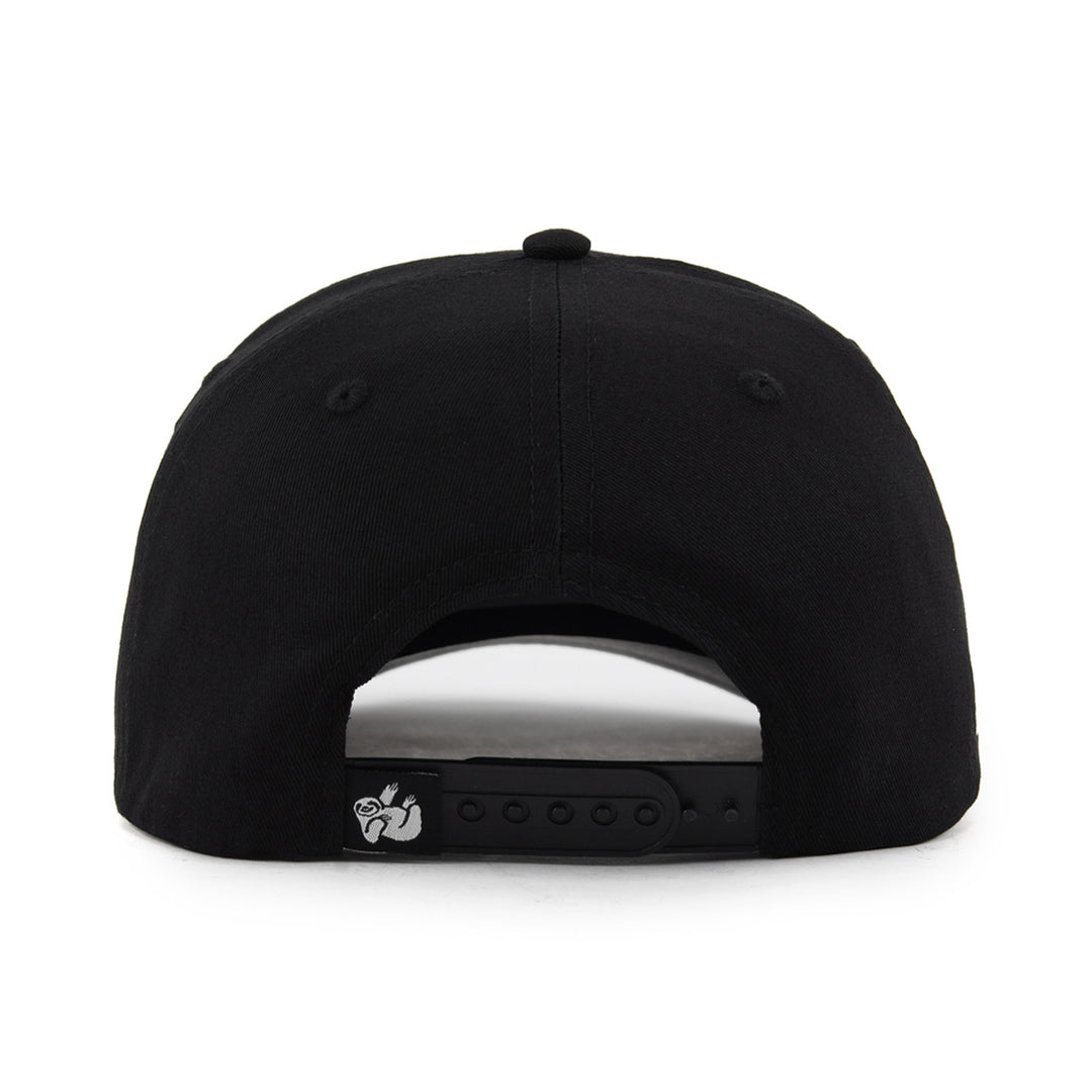 the hungry sloth a-frame snapback hat
