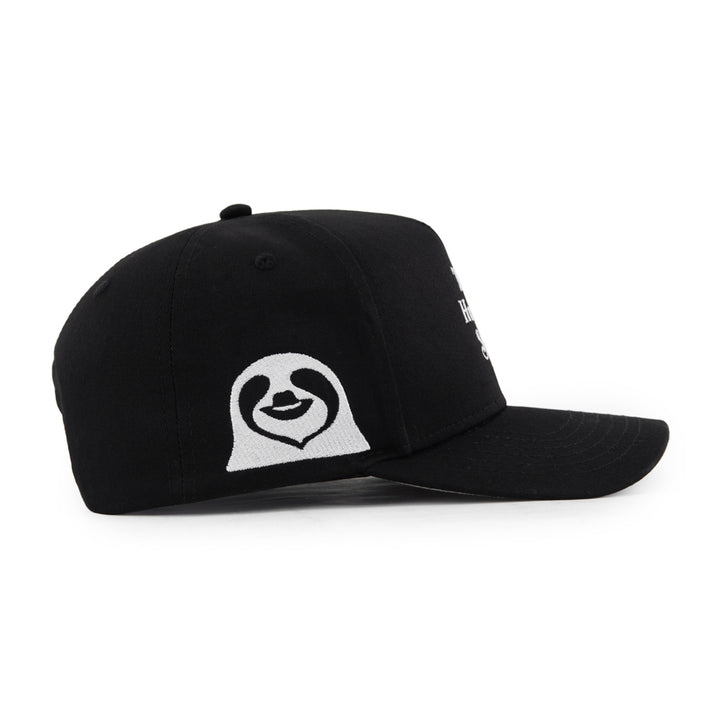 the hungry sloth a-frame snapback hat