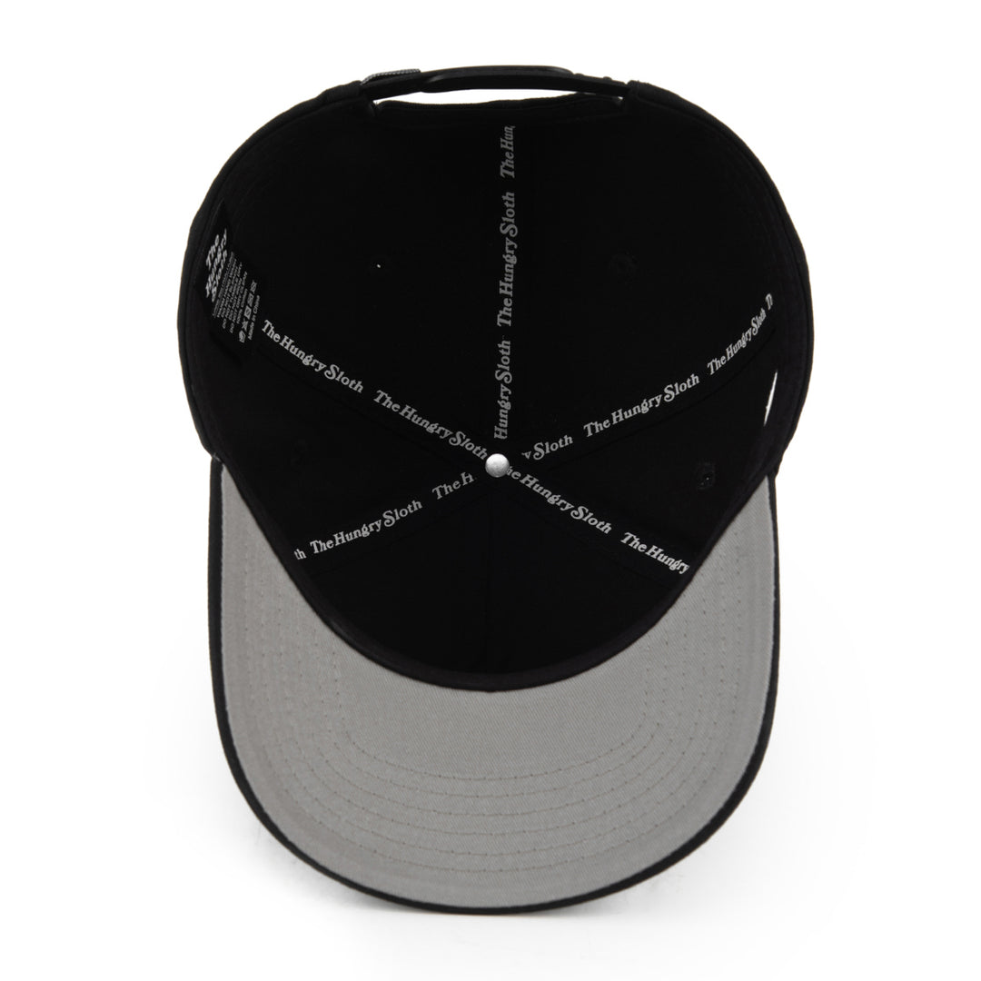 the hungry sloth a-frame snapback hat