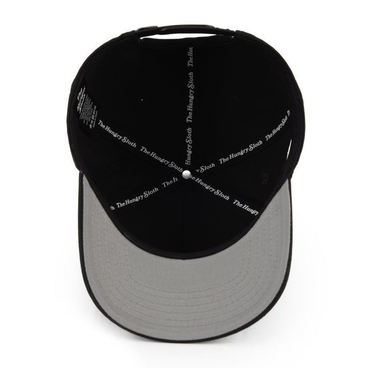 the hungry sloth a-frame snapback hat