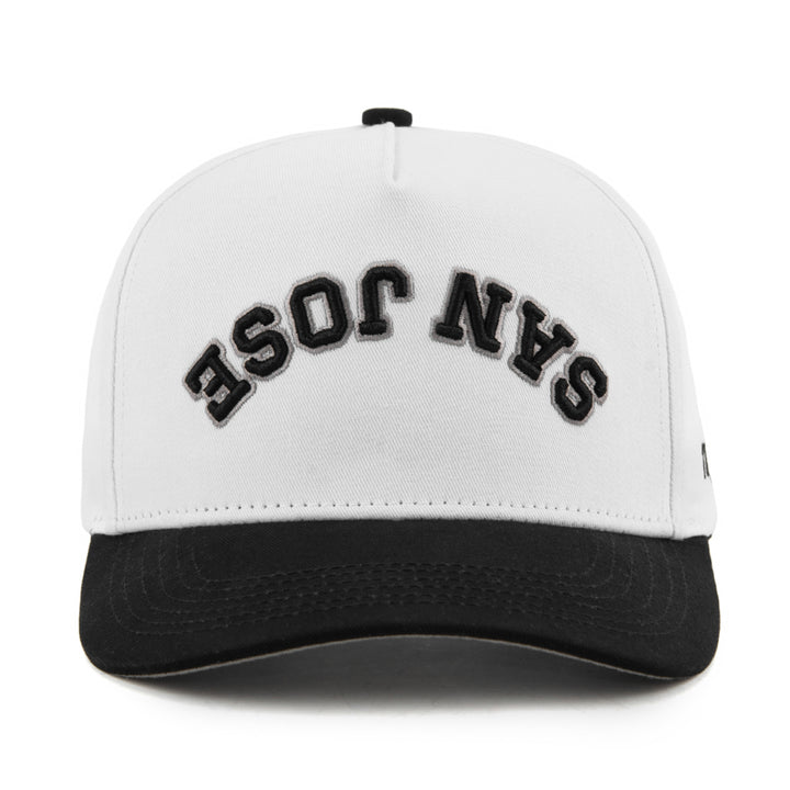 san jose upside down snapback hat