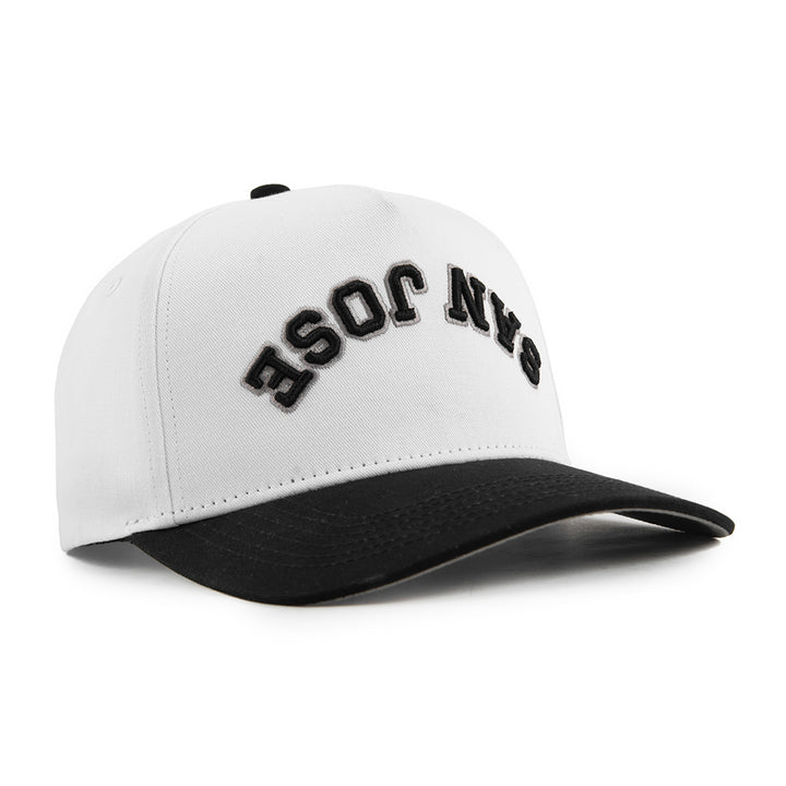 san jose upside down snapback hat