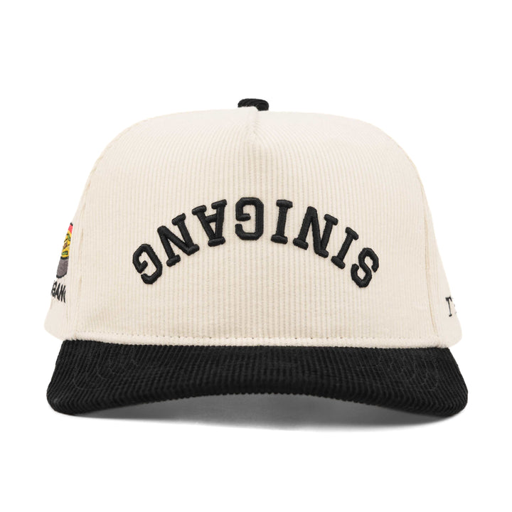sinigang upside down snapback hat corduroy