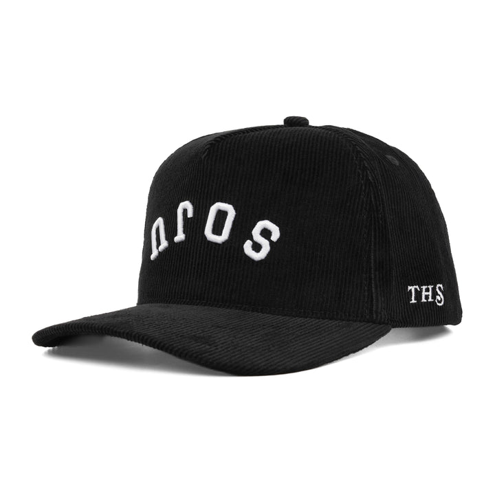 soju upside down snapback hat corduroy