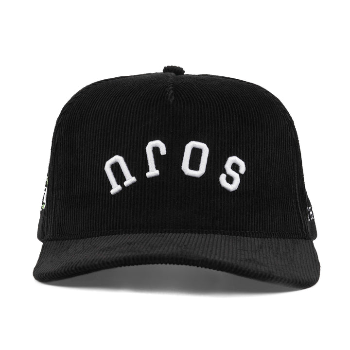 soju upside down snapback hat corduroy