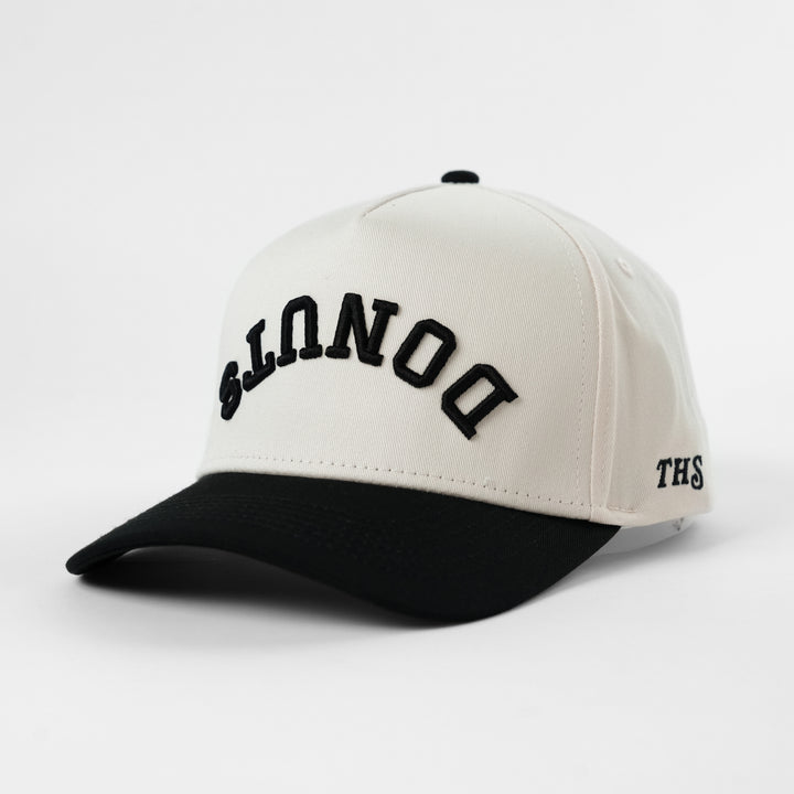 donuts upside down a-frame snapback hat