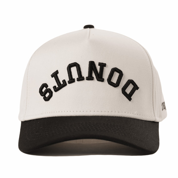 donuts upside down a-frame snapback hat