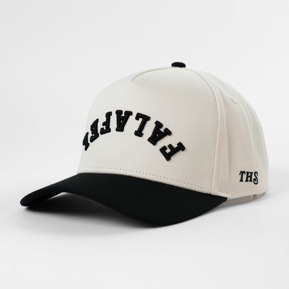 falafel upside down a-frame snapback hat