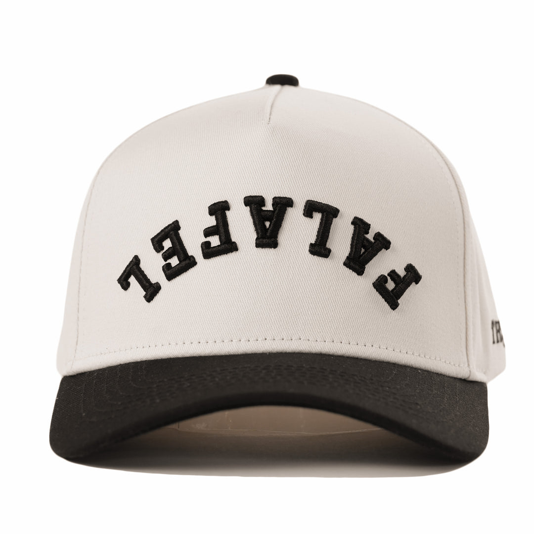 falafel upside down a-frame snapback hat