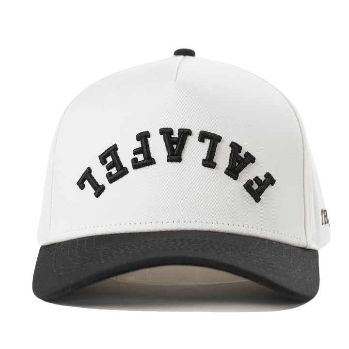 falafel upside down a-frame snapback hat