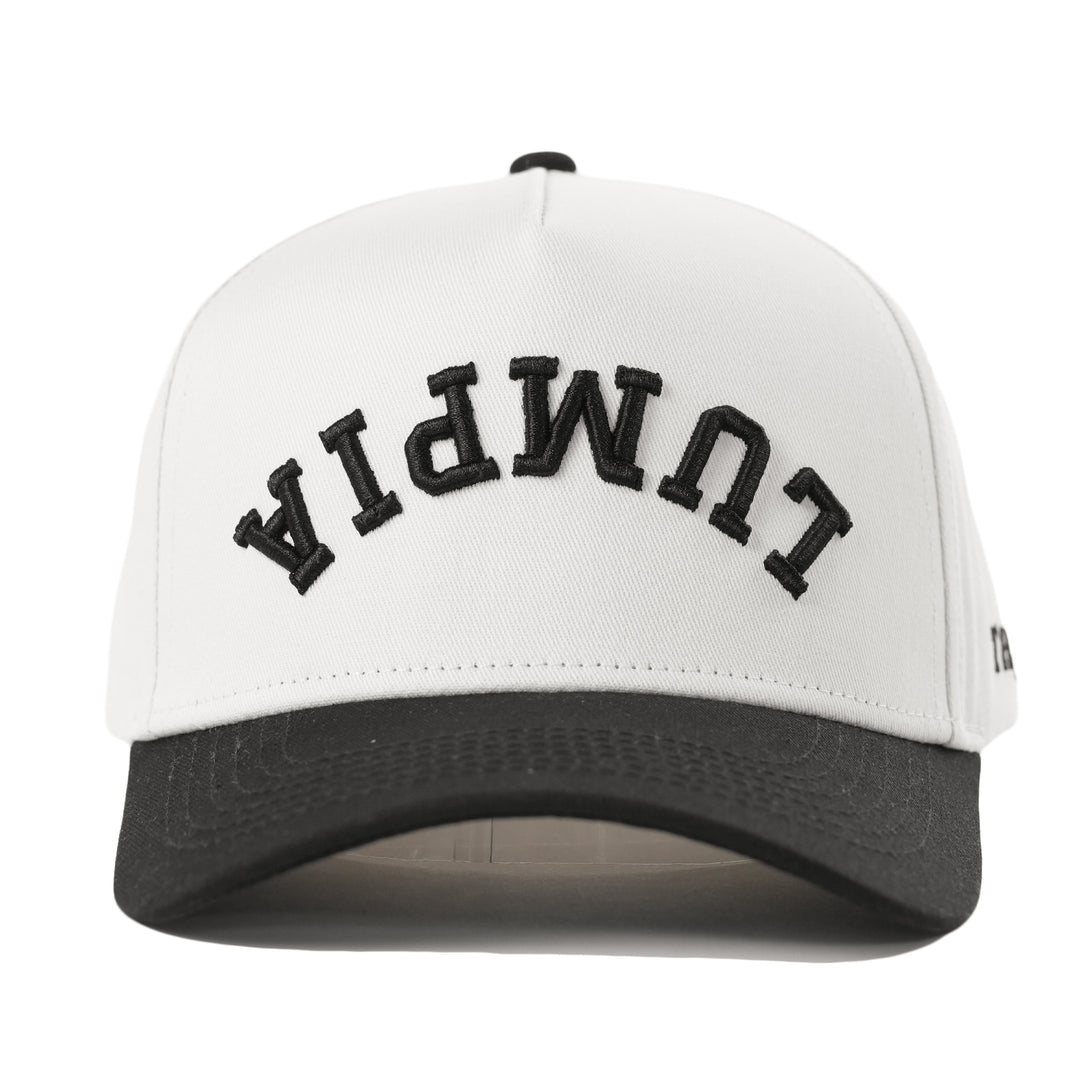lumpia upside down a-frame snapback hat