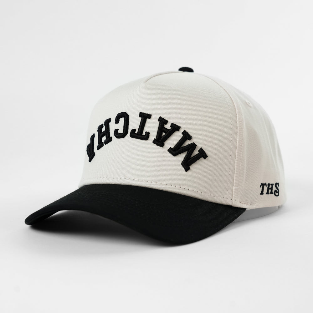 matcha upside down a-frame snapback hat