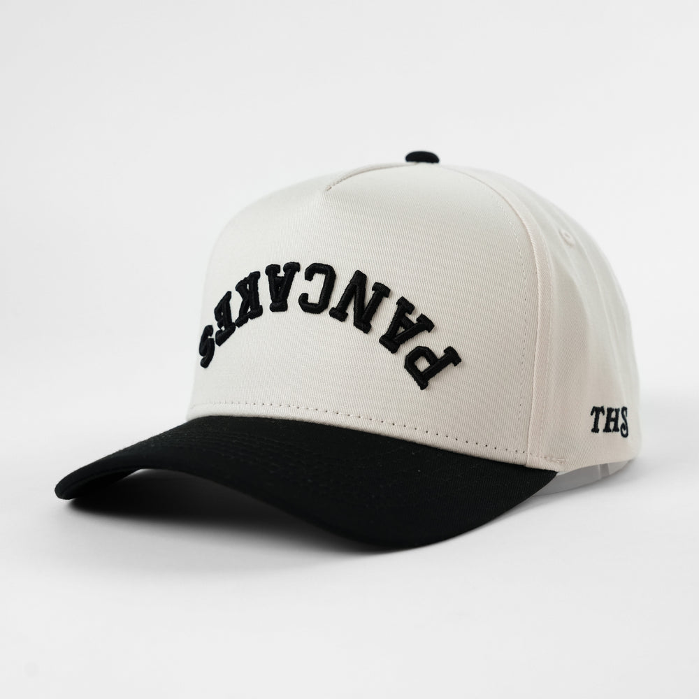 pancakes upside down a-frame snapback hat