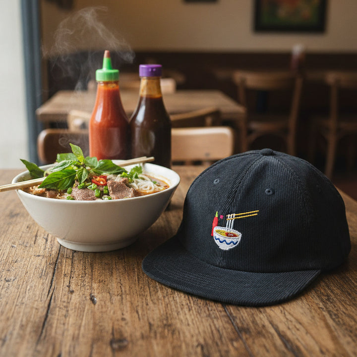 pho hat at a pho restaurant