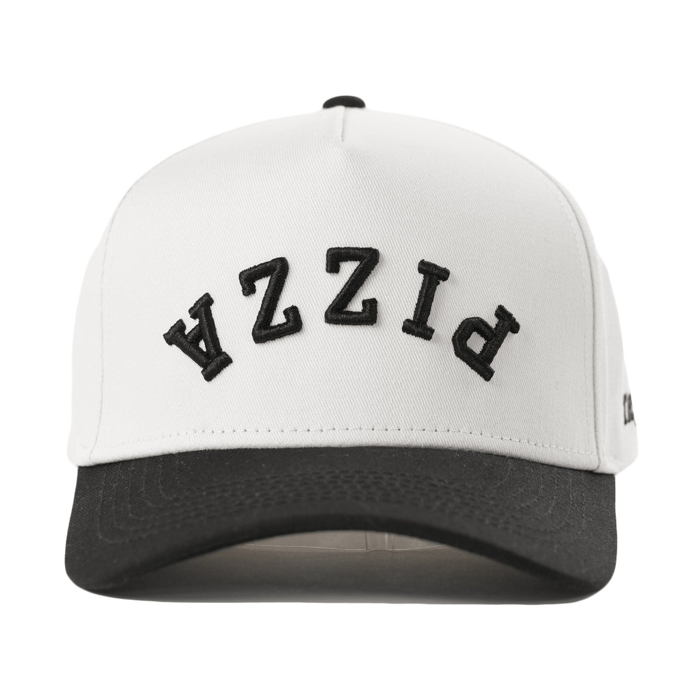 pizza upside down a-frame snapback hat