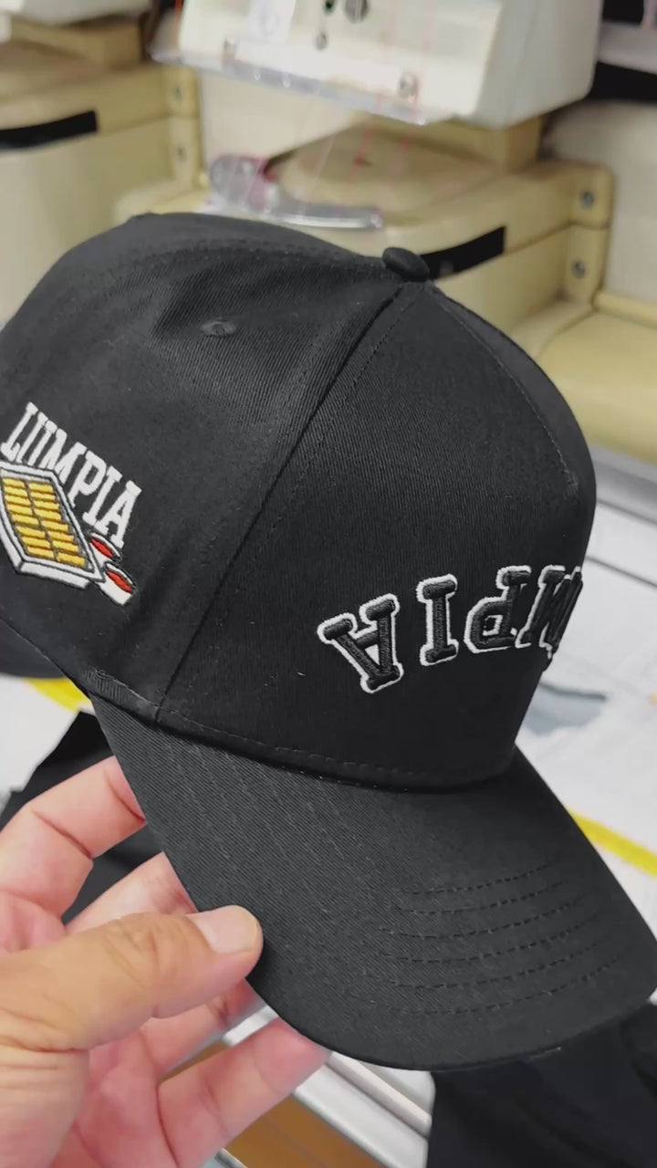 lumpia upside down snapback hat