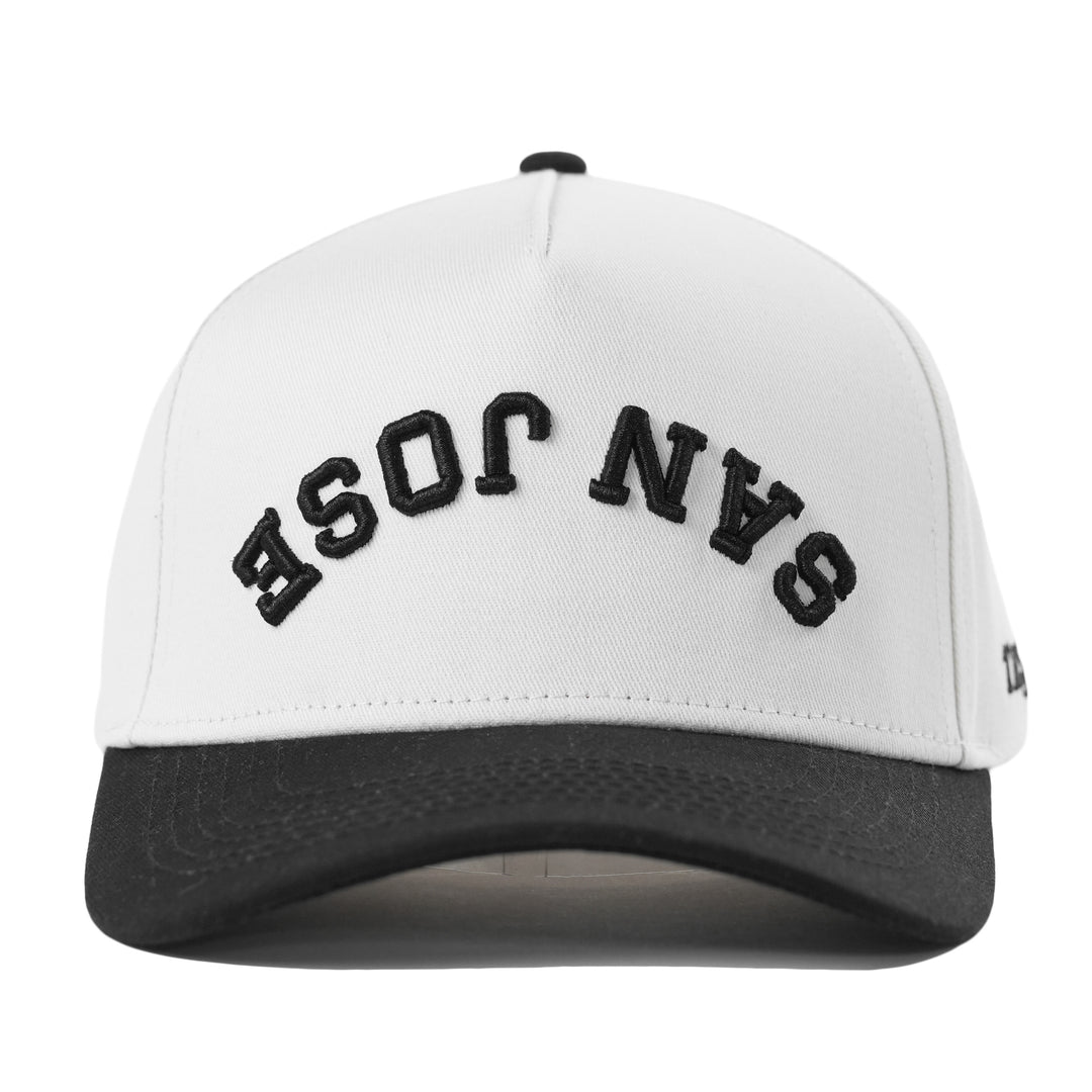 san jose upside down a-frame snapback hat