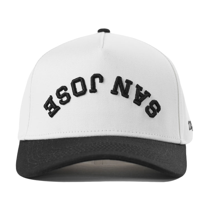 san jose upside down a-frame snapback hat